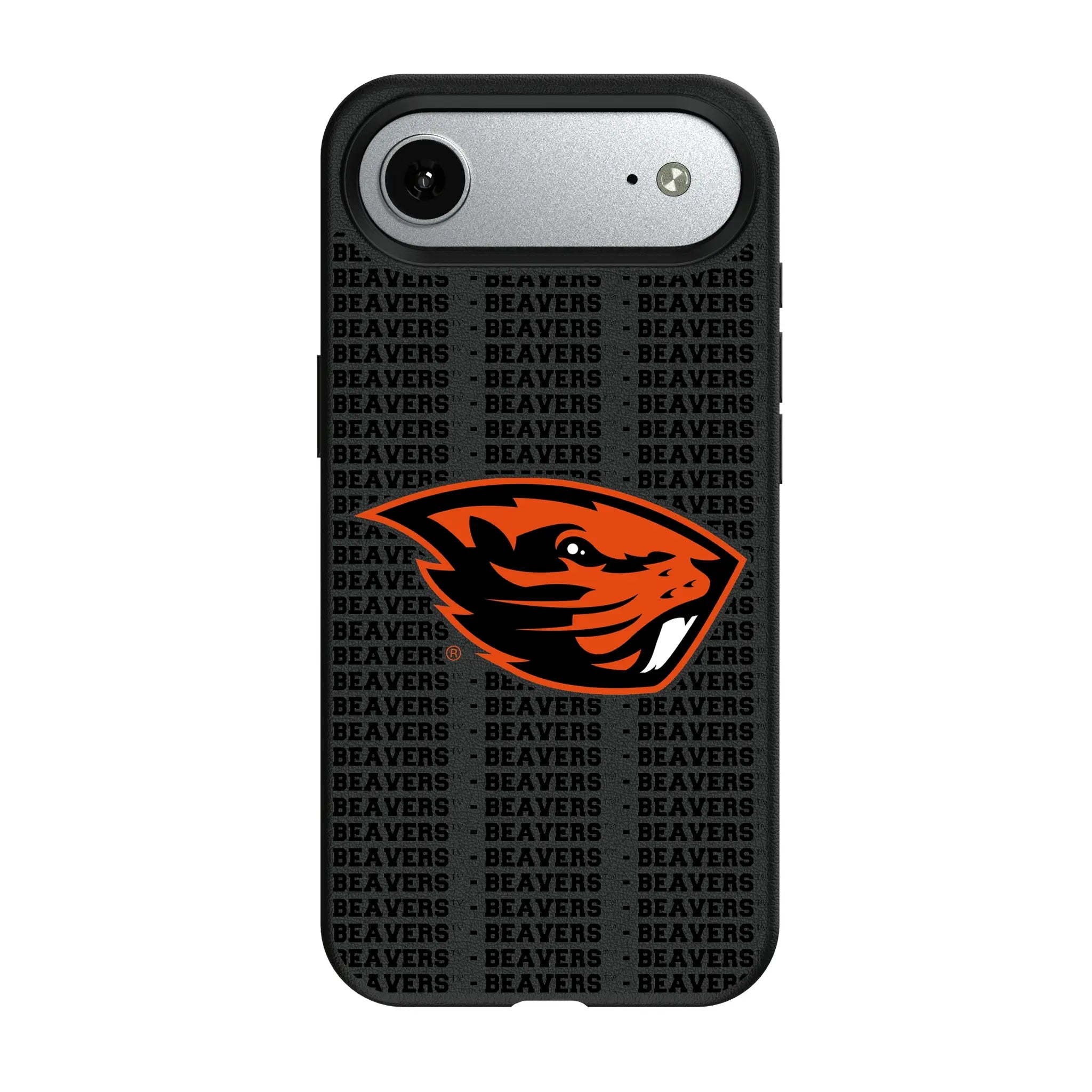 Oregon State University Beavers Text Backdrop MagSafe Compatible Phone Case for Apple iPhone