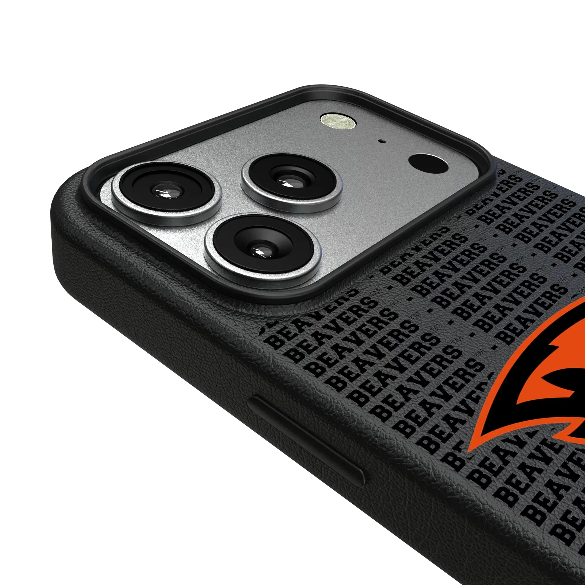 Oregon State University Beavers Text Backdrop MagSafe Compatible Phone Case for Apple iPhone