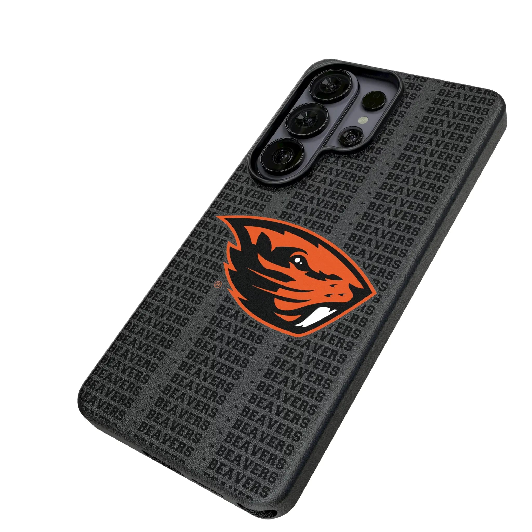 Oregon State University Beavers Text Backdrop MagSafe Compatible Phone Case for Samsung Galaxy