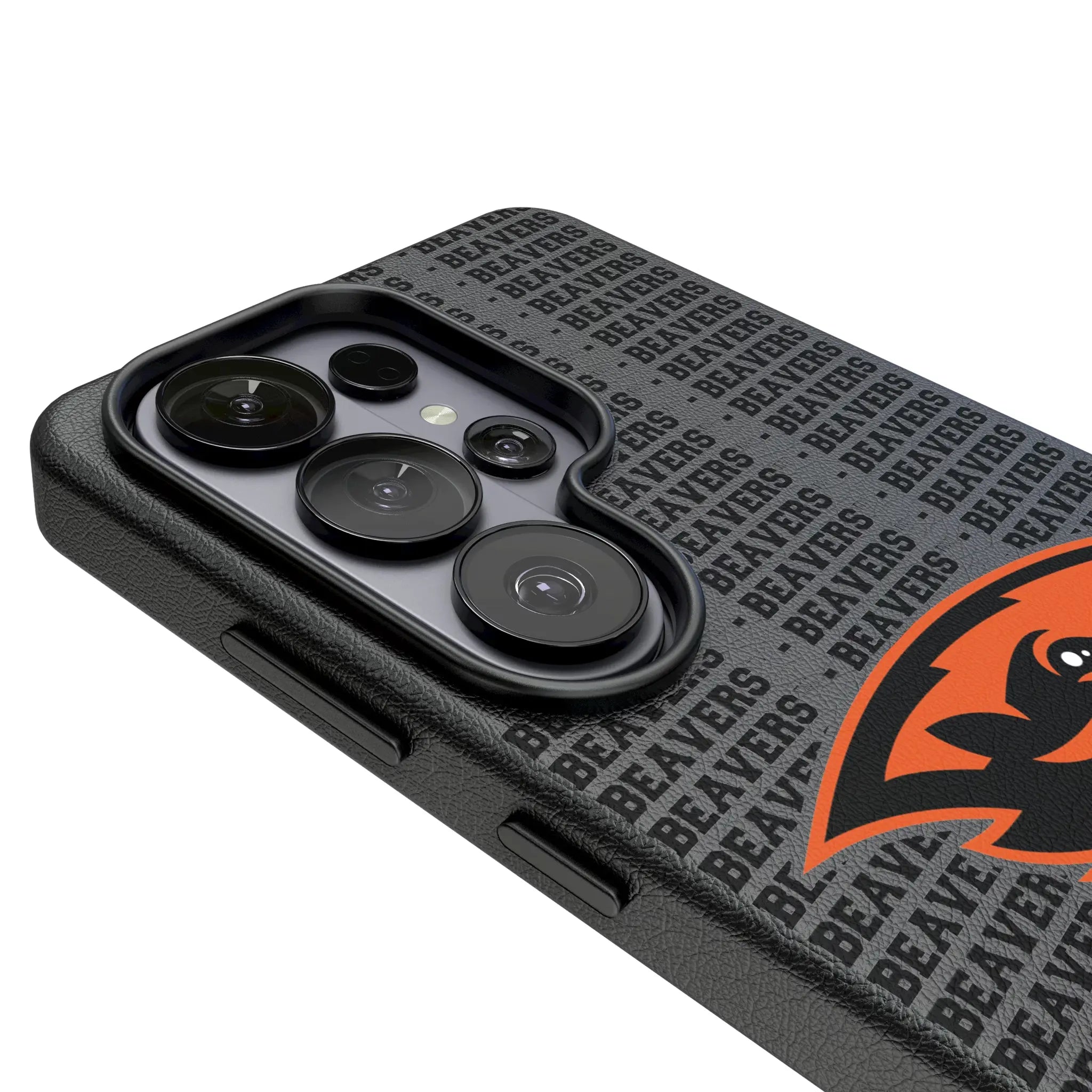 Oregon State University Beavers Text Backdrop MagSafe Compatible Phone Case for Samsung Galaxy