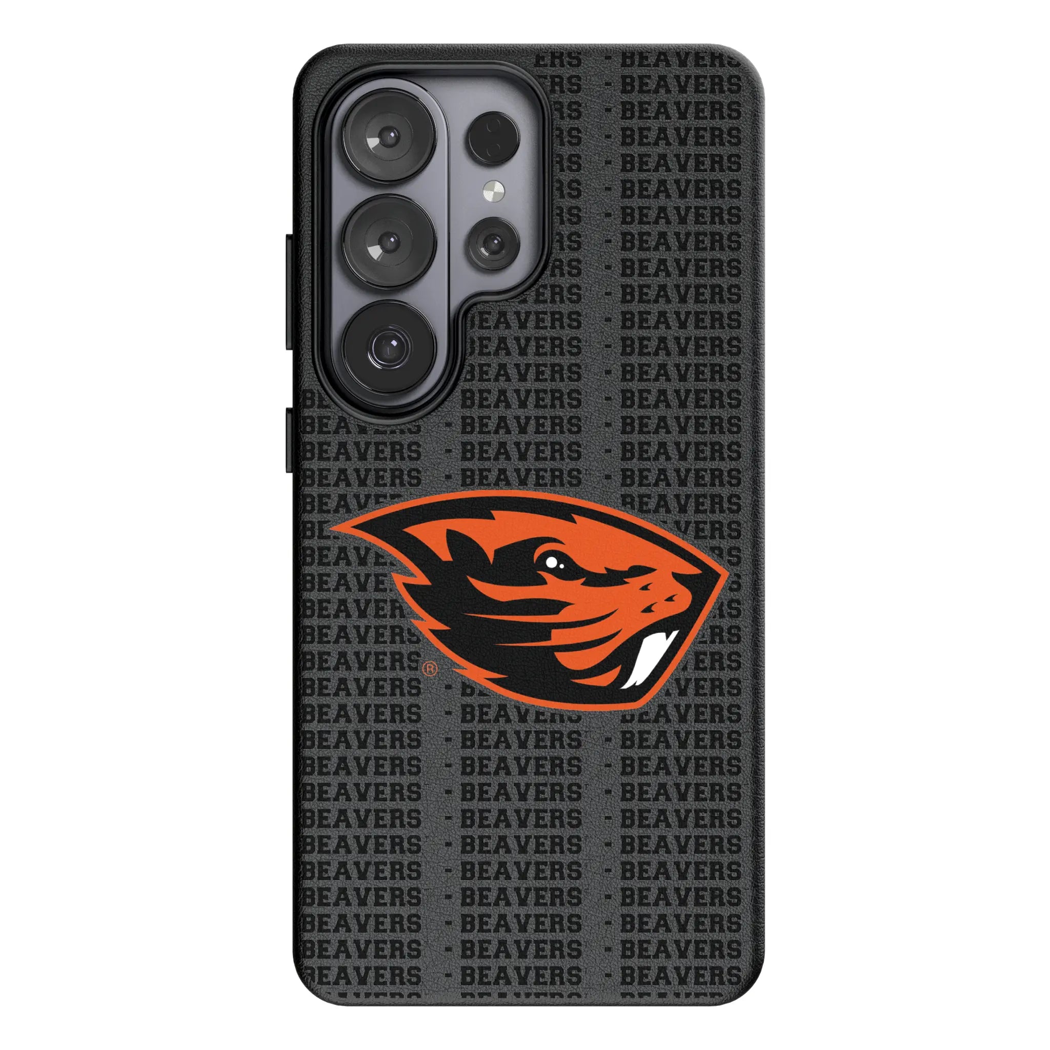 Oregon State University Beavers Text Backdrop MagSafe Compatible Phone Case for Samsung Galaxy