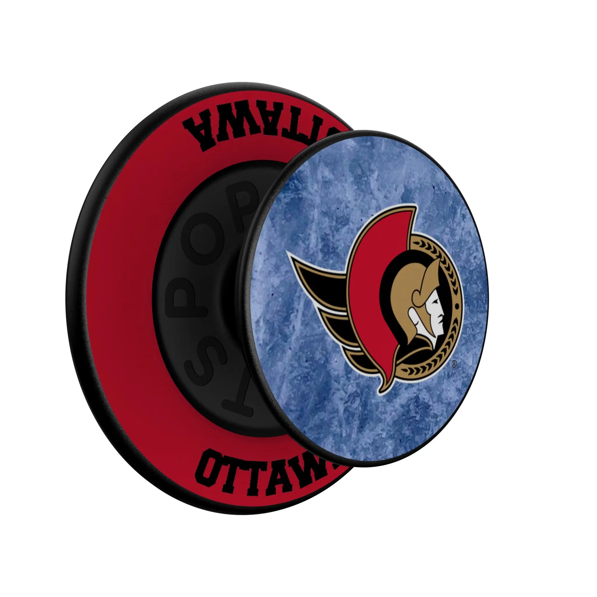 Ottawa Senators Ice Wordmark PopSockets Magnetic Phone Grip and Stand