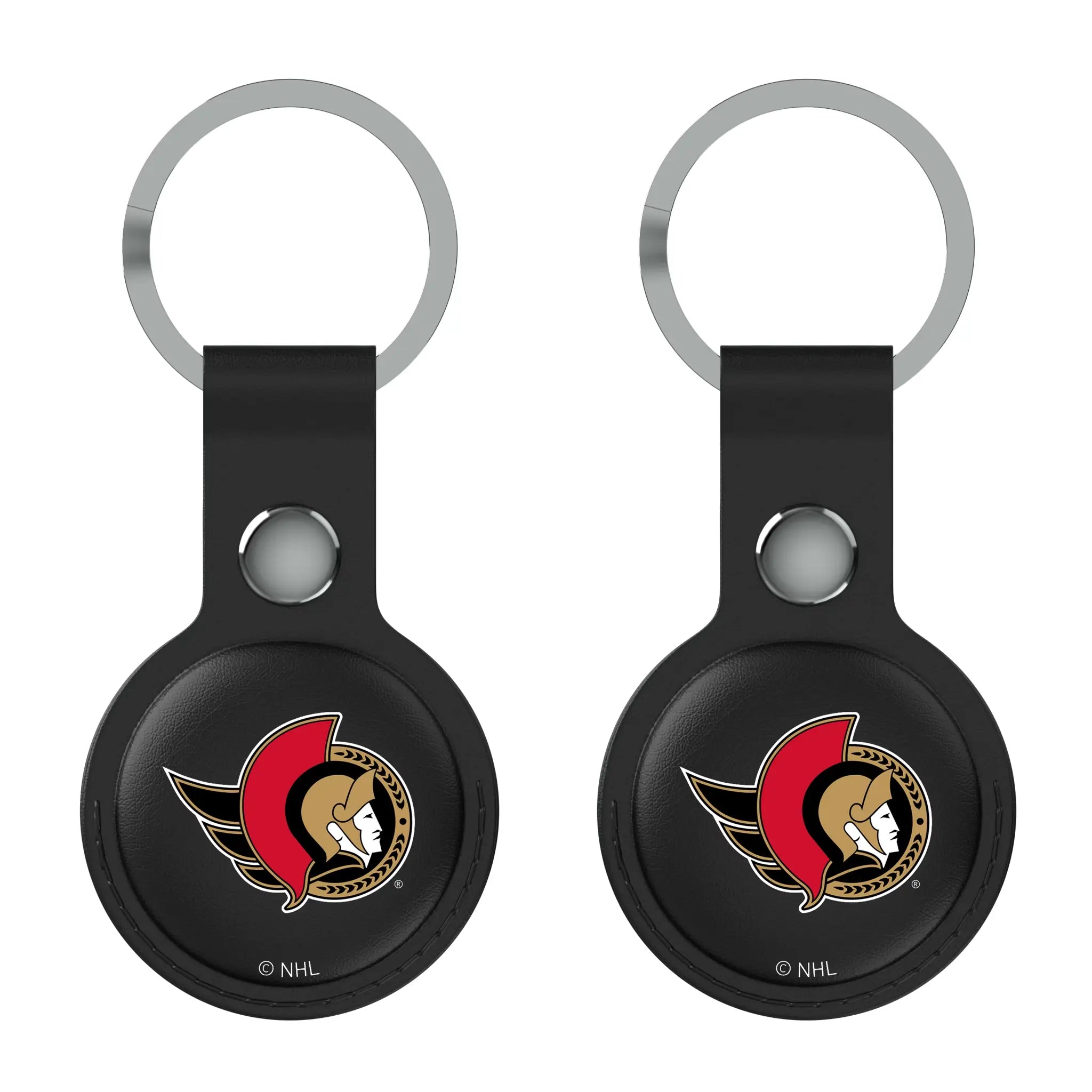 Ottawa Senators Insignia Black Airtag Holder 2-Pack