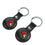 Ottawa Senators Insignia Black Airtag Holder 2-Pack