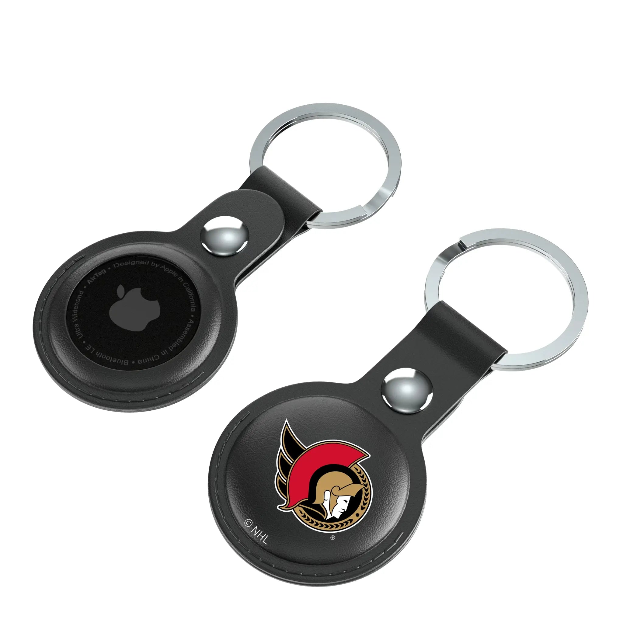 Ottawa Senators Insignia Black Airtag Holder 2-Pack