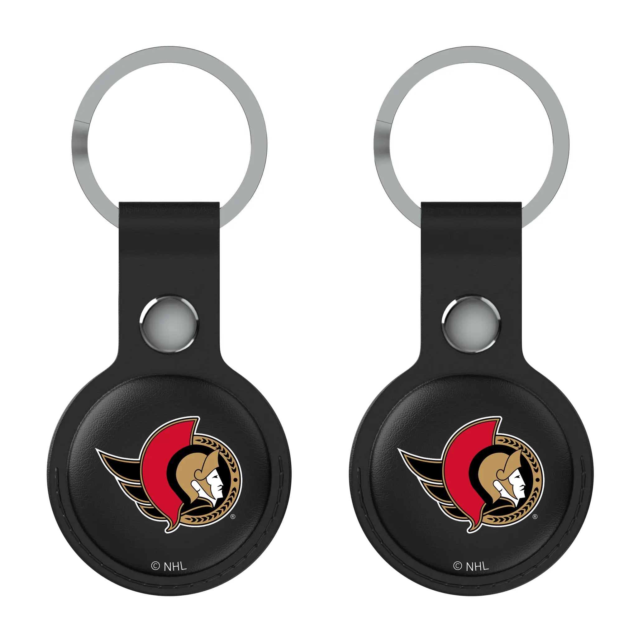 Ottawa Senators Insignia Black Airtag Holder 2-Pack