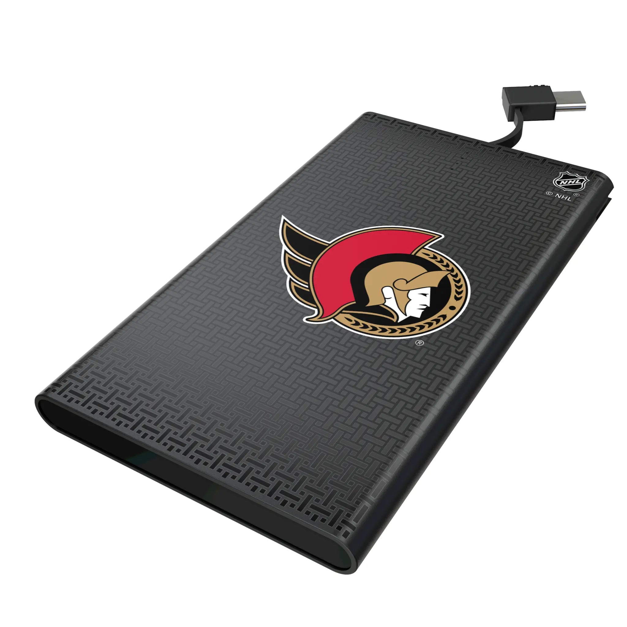 Ottawa Senators Linen 5000mAh Flat Powerbank