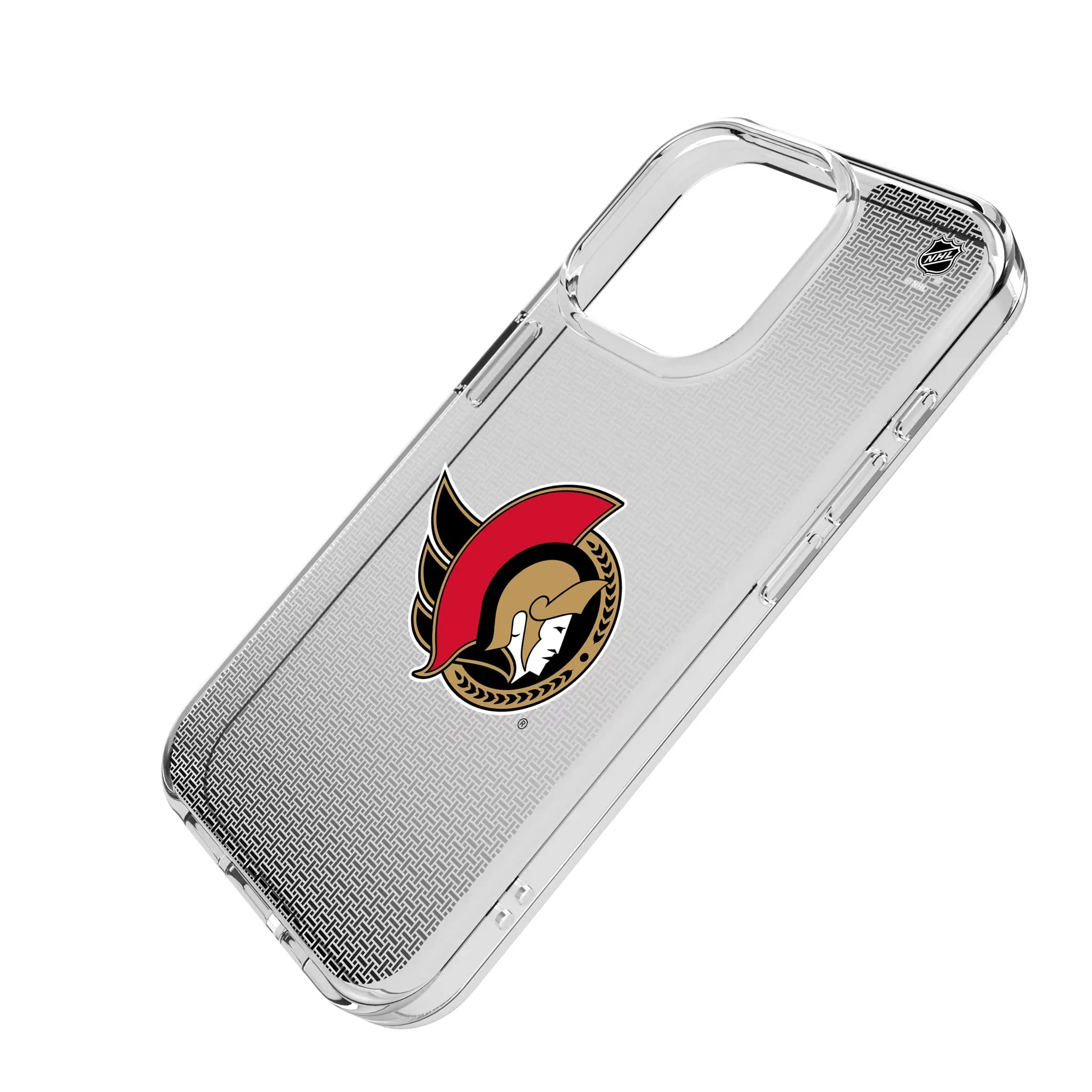 Ottawa Senators Linen Clear Phone Case for Apple iPhone