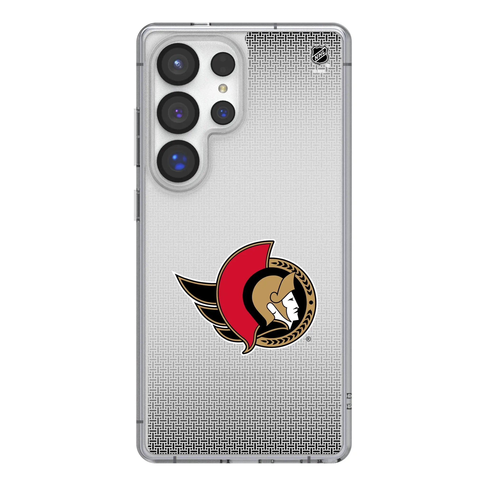 Ottawa Senators Linen Clear Phone Case for Samsung Galaxy