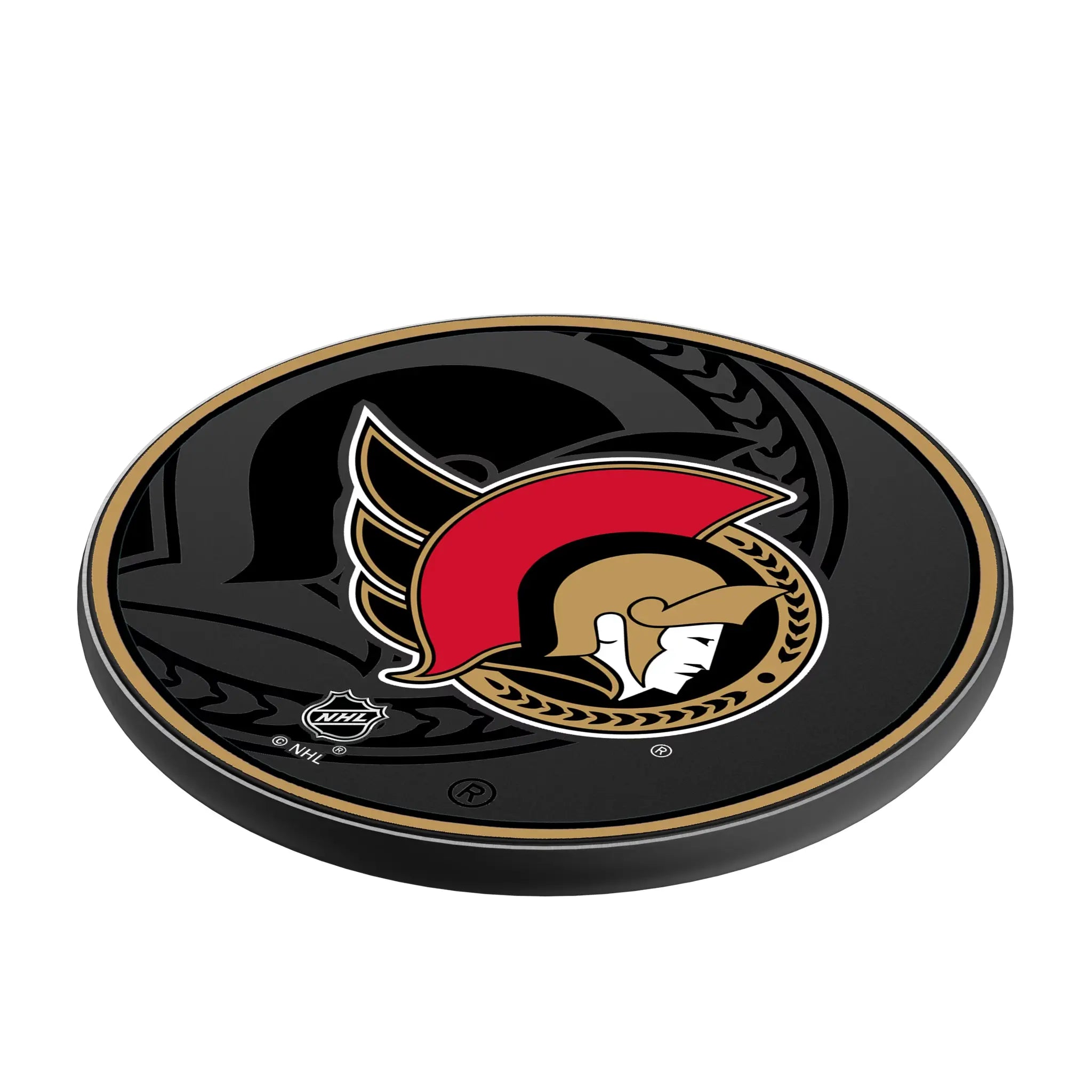 Ottawa Senators Monocolor Tilt 15-Watt Wireless Charger