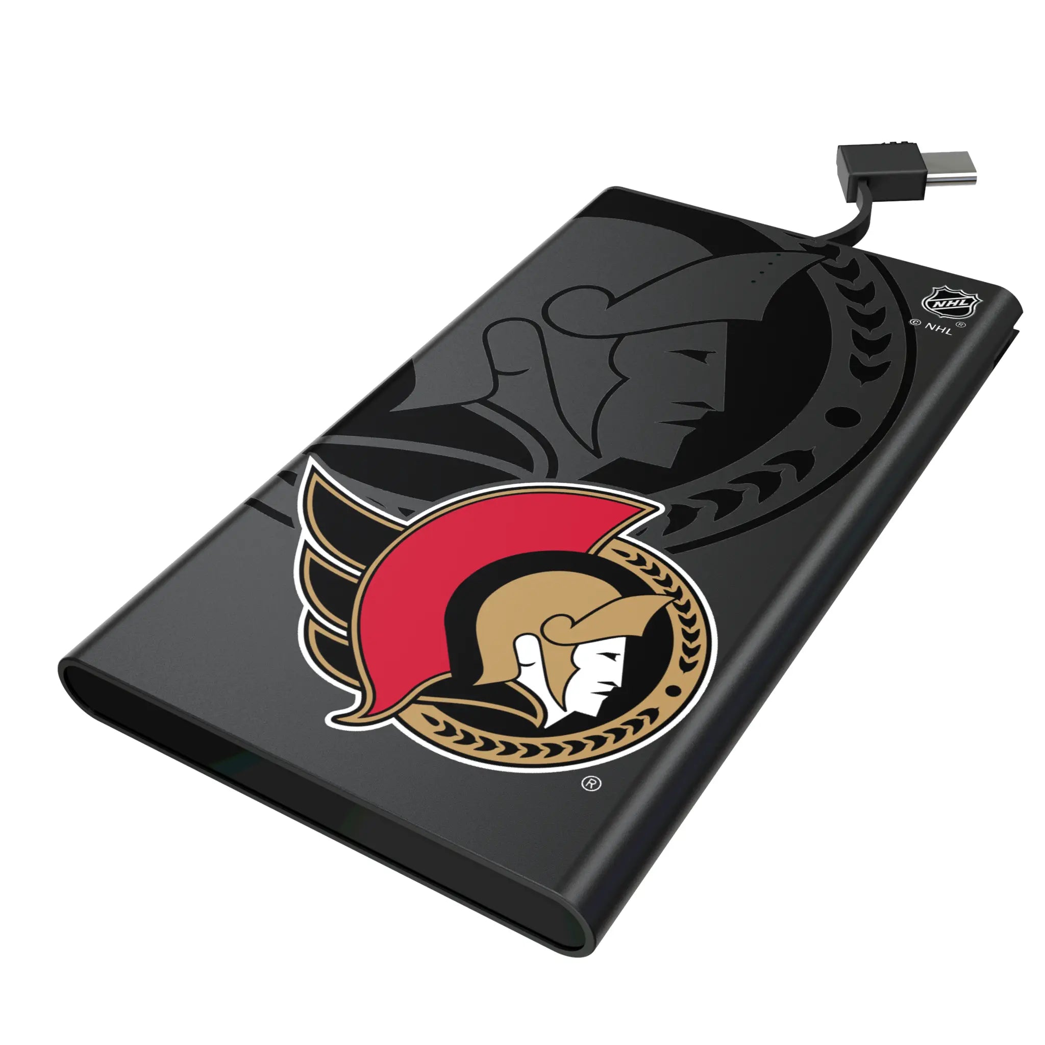 Ottawa Senators Monocolor Tilt 5000mAh Flat Powerbank