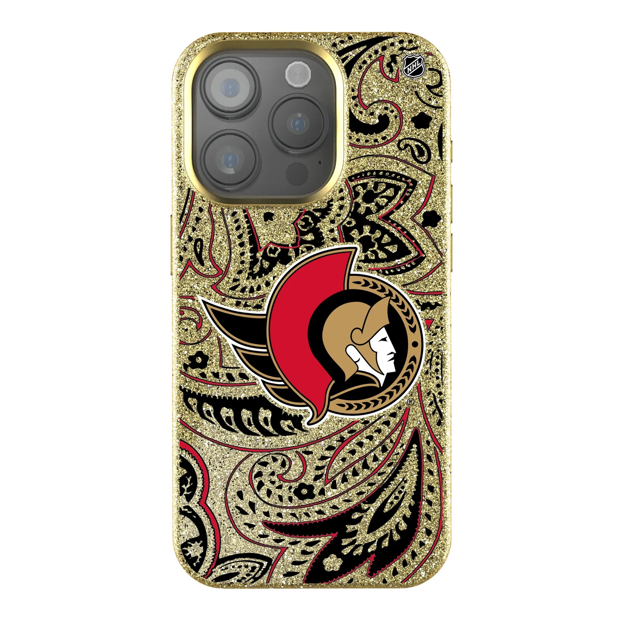 Ottawa Senators Paisley Bling Phone Case