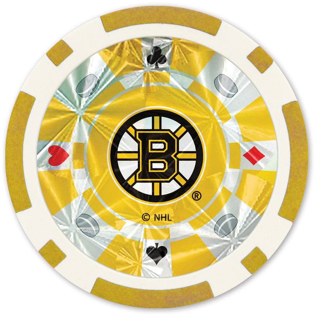 Boston Bruins 20 Piece Poker Chip Set - Sports Gifts, Sports Memorabilia, Sports Collectibles, Fan Shop