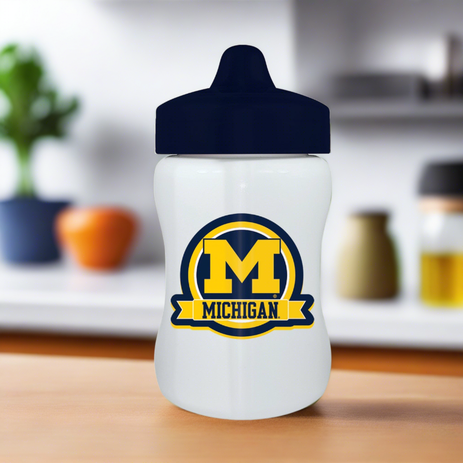 Michigan Wolverines Sippy Cup - 757 Sports Collectibles