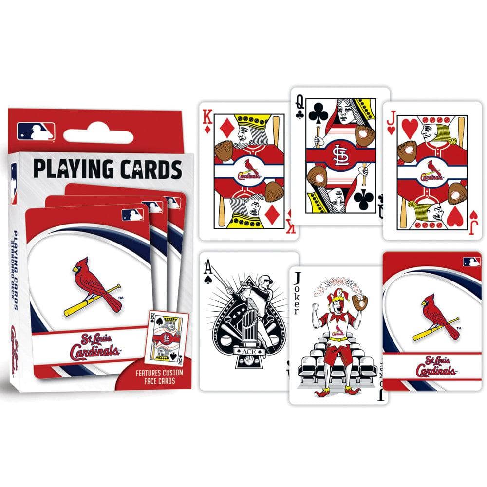 St. Louis Cardinals 54-Card Deck - Official Playing Cards - Sports Gifts, Sports Memorabilia, Sports Collectibles, Fan Shop