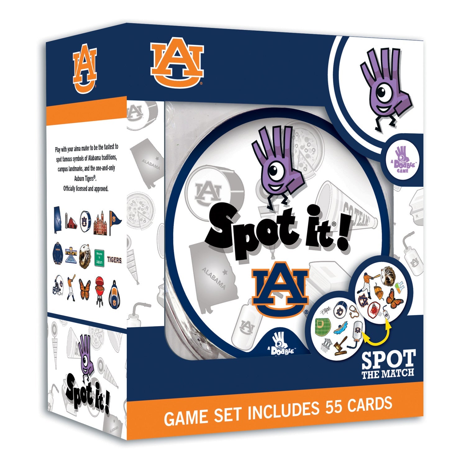 Auburn Tigers Spot It! Card Game - 757 Sports Collectibles