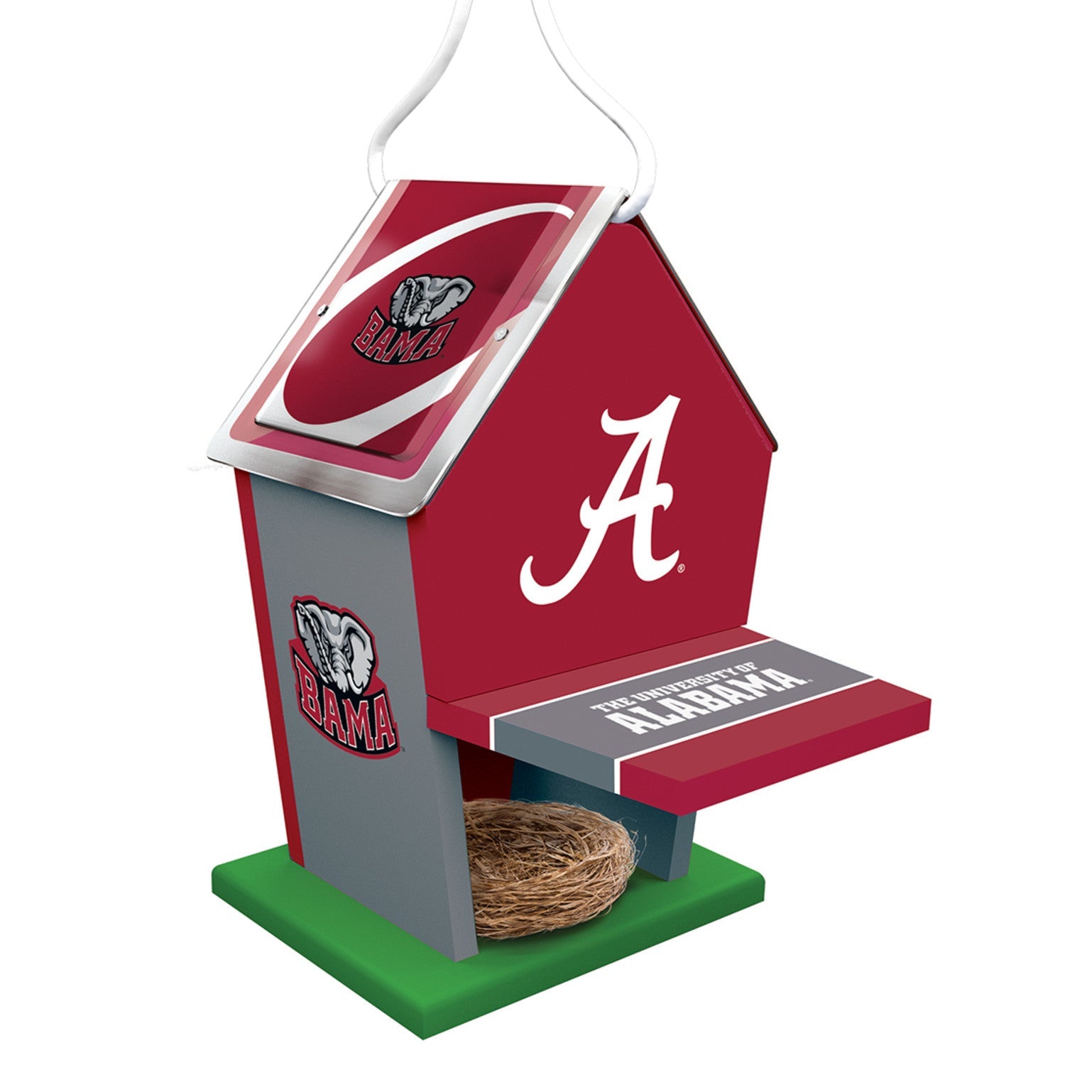 Alabama Crimson Tide Birdhouse - 757 Sports Collectibles
