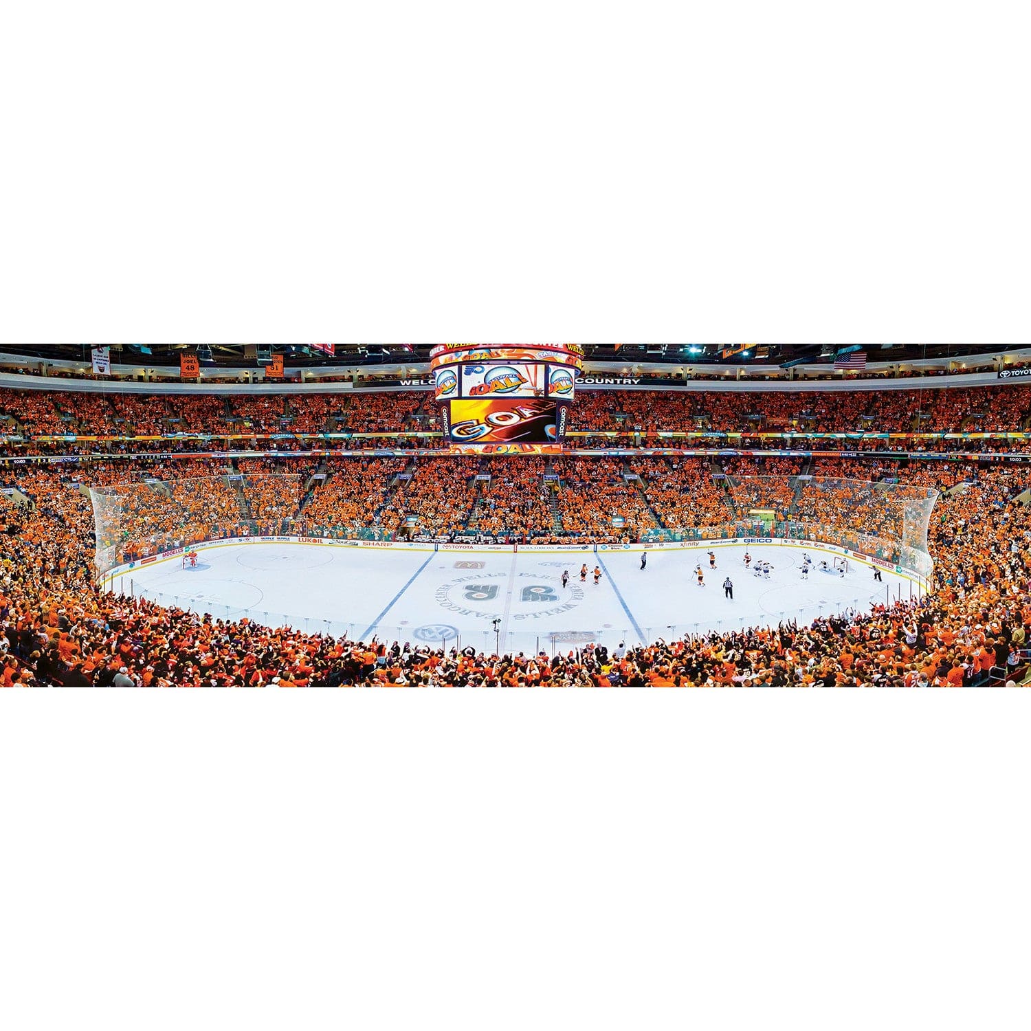 Philadelphia Flyers 1000 Piece Panoramic Jigsaw Puzzle - Sports Gifts, Sports Memorabilia, Sports Collectibles, Fan Shop