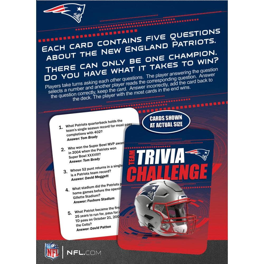 New England Patriots Trivia Challenge: Test Your Knowledge of the Team!