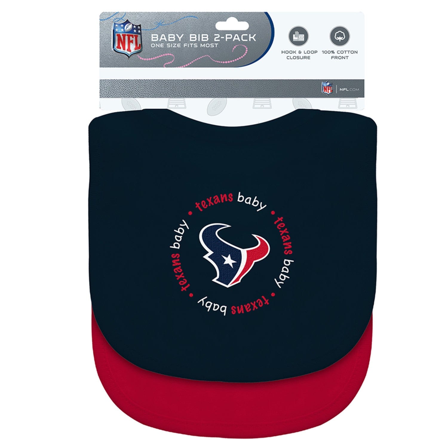 Houston Texans Baby Bibs 2-Pack - Perfect for Little Fans