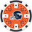 Denver Broncos 100 Piece Poker Chip Set