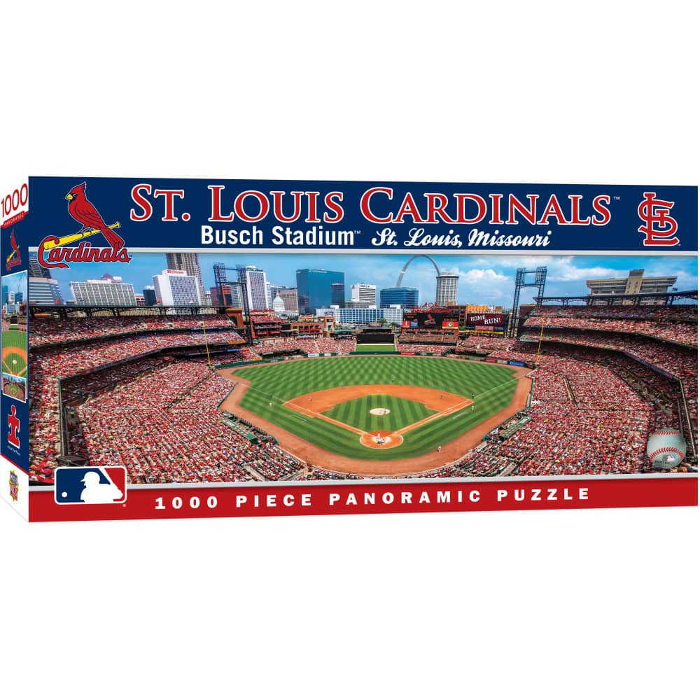 St. Louis Cardinals 1000 Piece Panoramic Jigsaw Puzzle - Sports Gifts, Sports Memorabilia, Sports Collectibles, Fan Shop