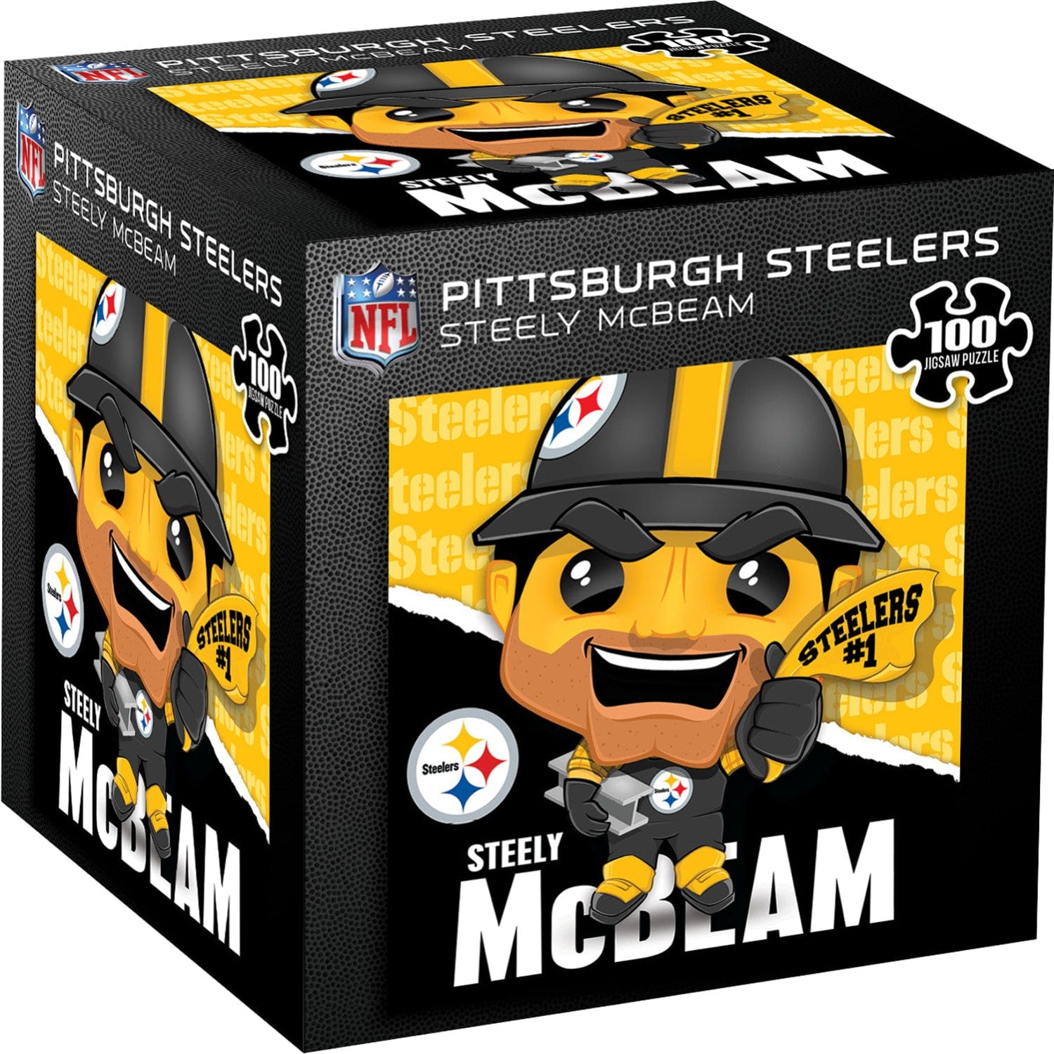 Pittsburgh Steelers Mascot Steely McBeam 100-Piece Jigsaw Puzzle - Sports Gifts, Sports Memorabilia, Sports Collectibles, Fan Shop