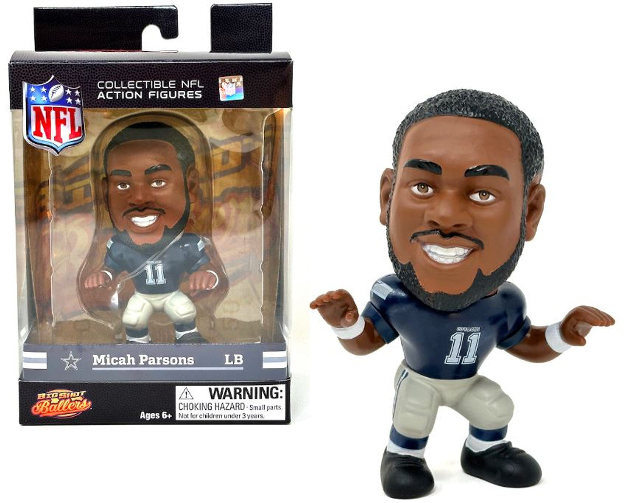 Micah Parsons (Dallas Cowboys) NFL Big Shot Ballers 5" Figure - 757 Sports Collectibles