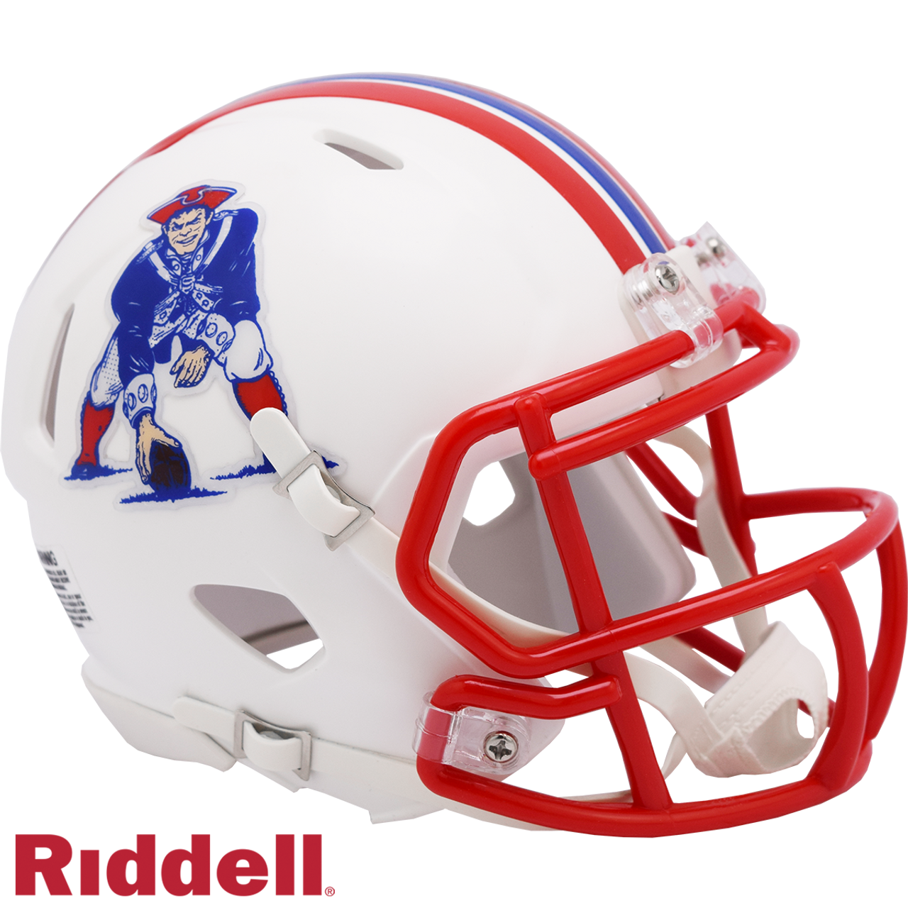 New England Patriots Helmet Riddell Replica Mini Speed Style 1990-1992 T/B - Sports Collectibles, Sports Memorabilia, Sports Fan Shop, Sports Gifts
