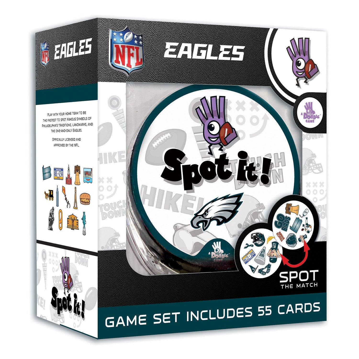 Philadelphia Eagles Spot It! Card Game - 757 Sports Collectibles