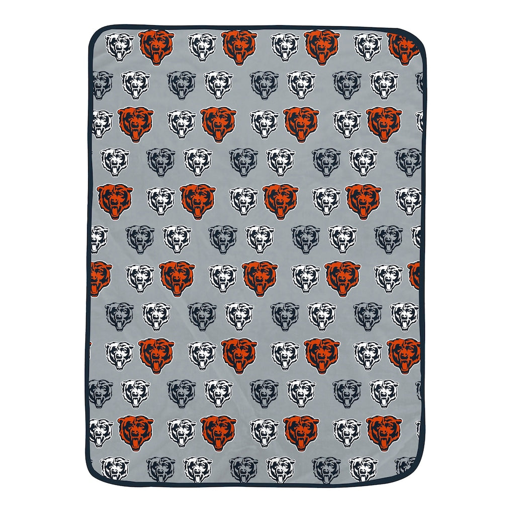 Chicago Bears- NFL Logo Roll Ultra Cozy Oversized 66x80" Blanket - Sports Gifts, Sports Memorabilia, Sports Collectibles, Fan Shop