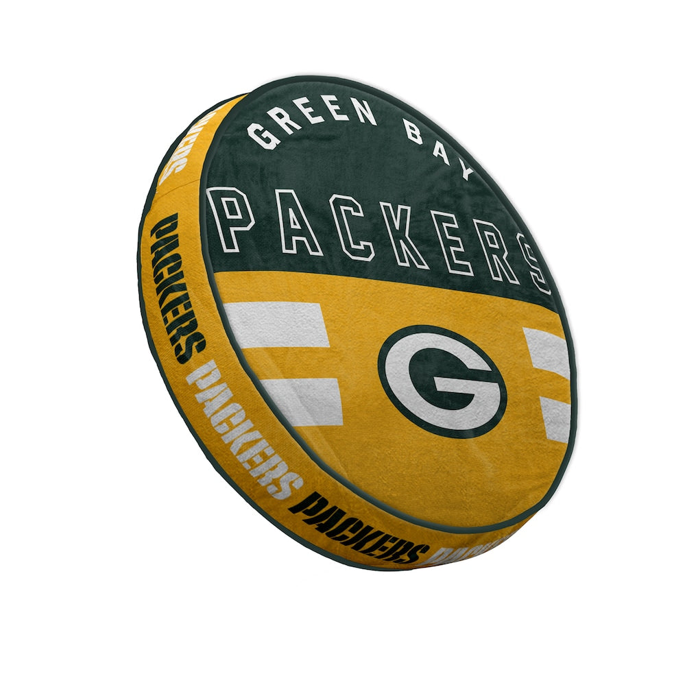 Green Bay Packers 15" Plushie Circle Pillow - Sports Gifts, Sports Memorabilia, Sports Collectibles, Fan Shop