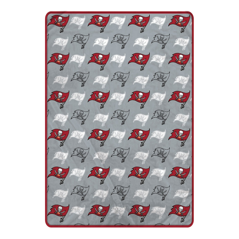 Tampa Bay Bucaneers - NFL Logo Roll Ultra Cozy Oversized 66x80" Blanket - Sports Gifts, Sports Memorabilia, Sports Collectibles, Fan Shop