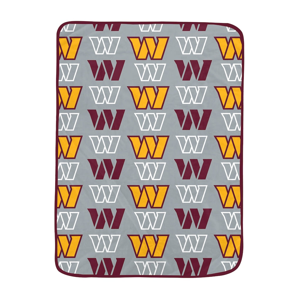 Washington Commanders - NFL Logo Roll Ultra Cozy Oversized 66x80" Blanket - Sports Gifts, Sports Memorabilia, Sports Collectibles, Fan Shop