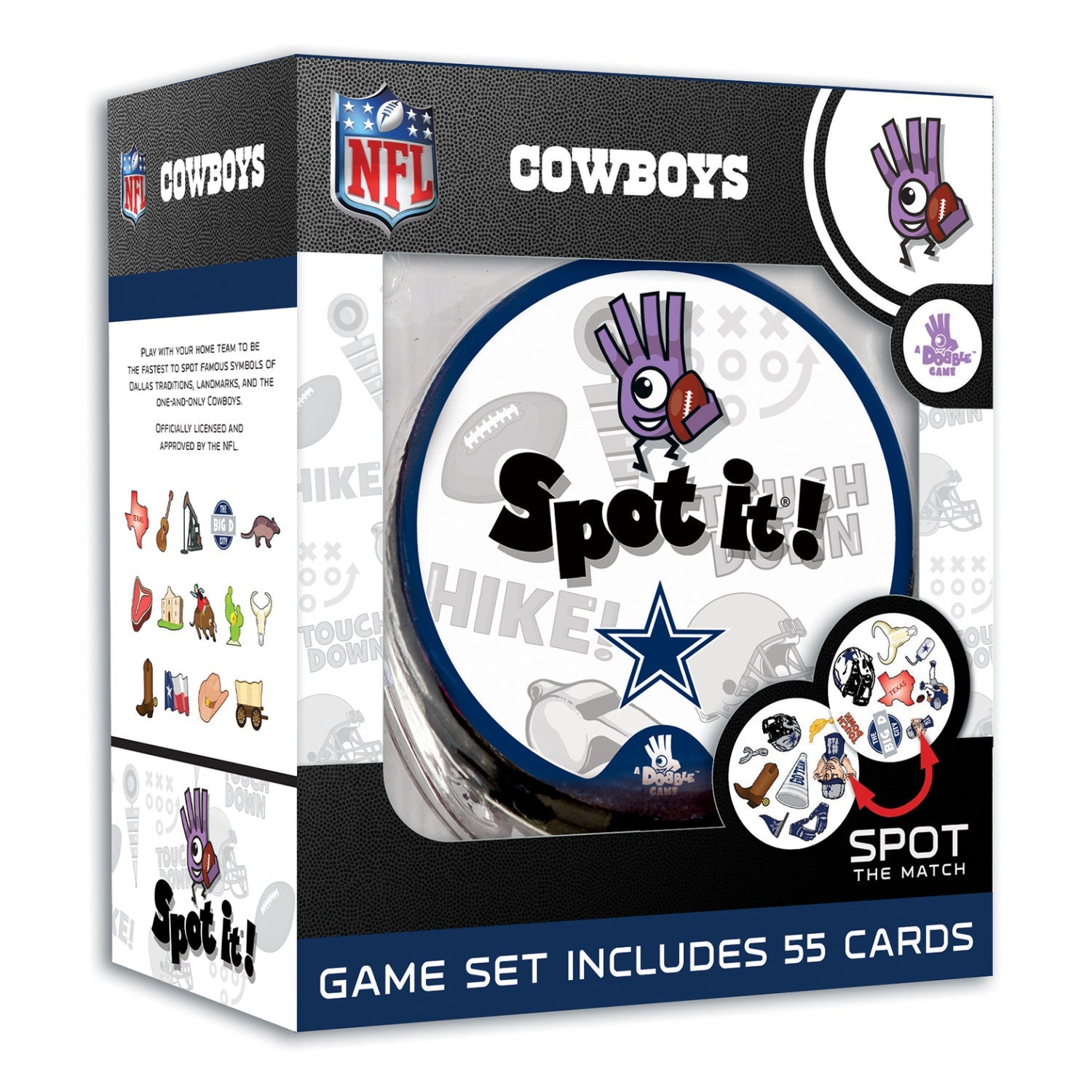 Dallas Cowboys Spot It! Card Game - 757 Sports Collectibles