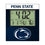 Pennsylvania State University Nittany Lions Color Block Wall Clock