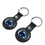Pennsylvania State University Nittany Lions Insignia Black Airtag Holder 2-Pack