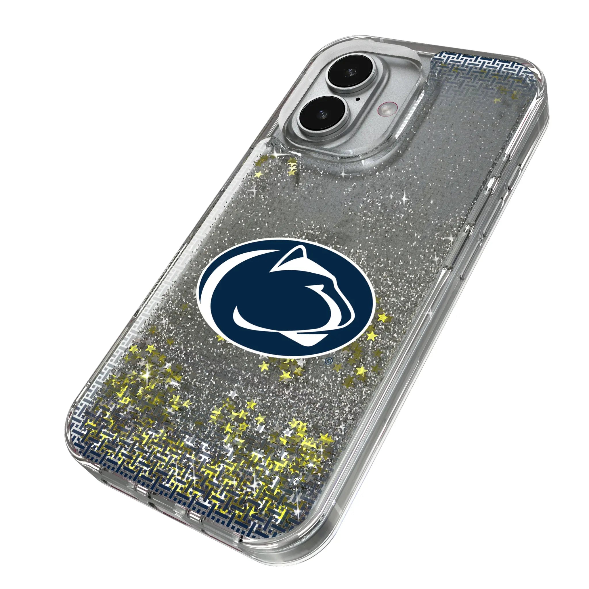 Pennsylvania State University Nittany Lions Linen Glitter Phone Case