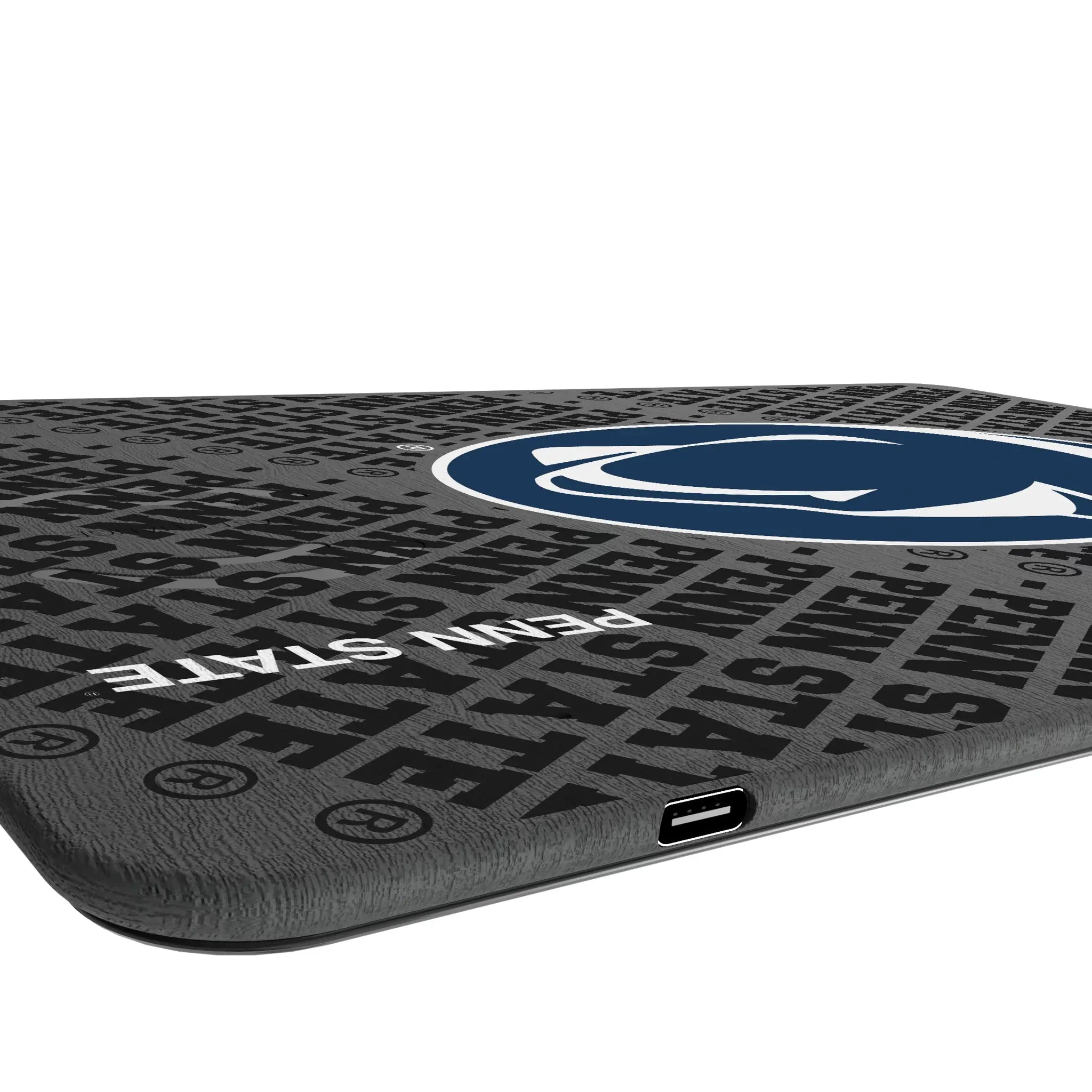 Pennsylvania State University Nittany Lions Monocolor Tilt 15-Watt Wireless Charger and Mouse Pad