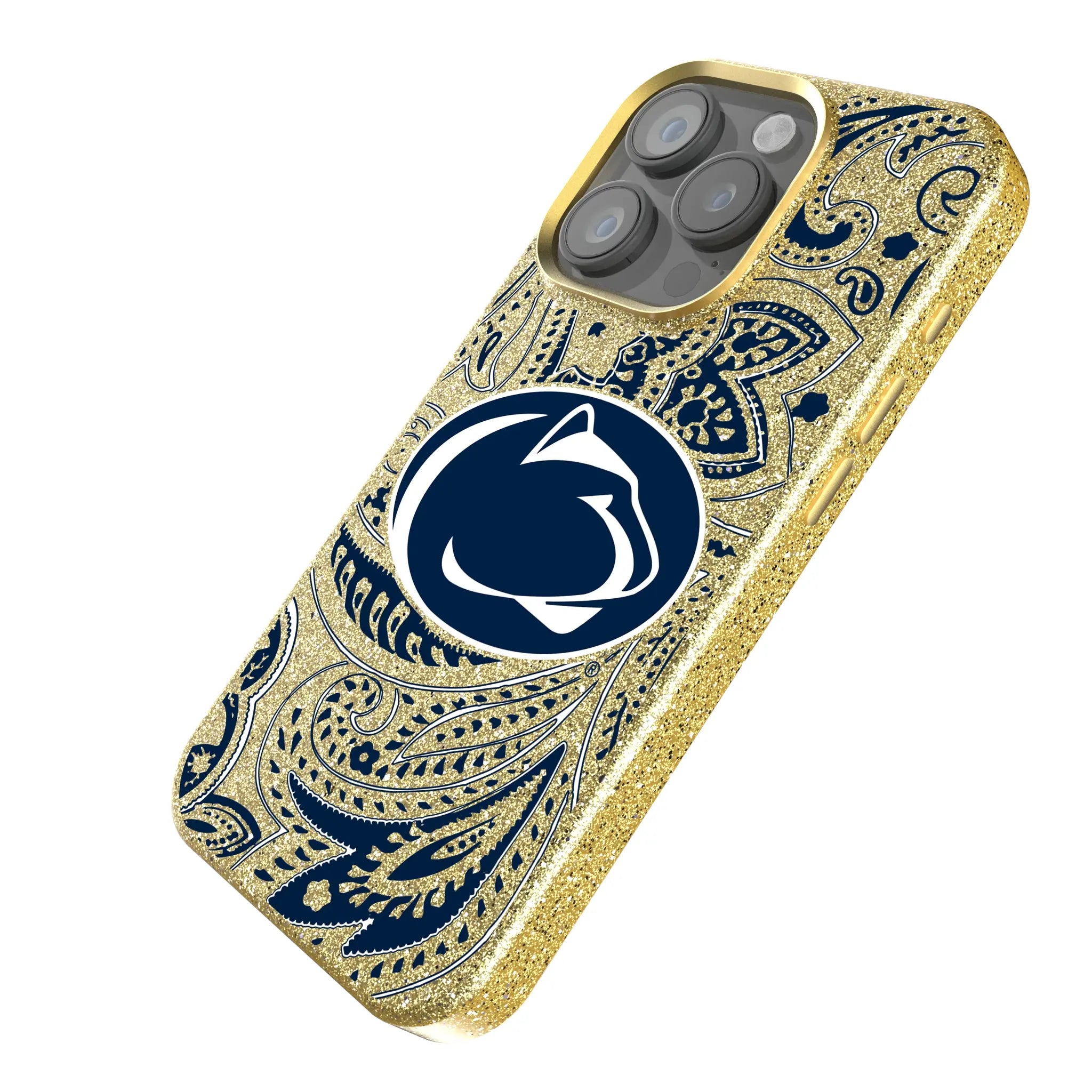Pennsylvania State University Nittany Lions Paisley Bling Phone Case