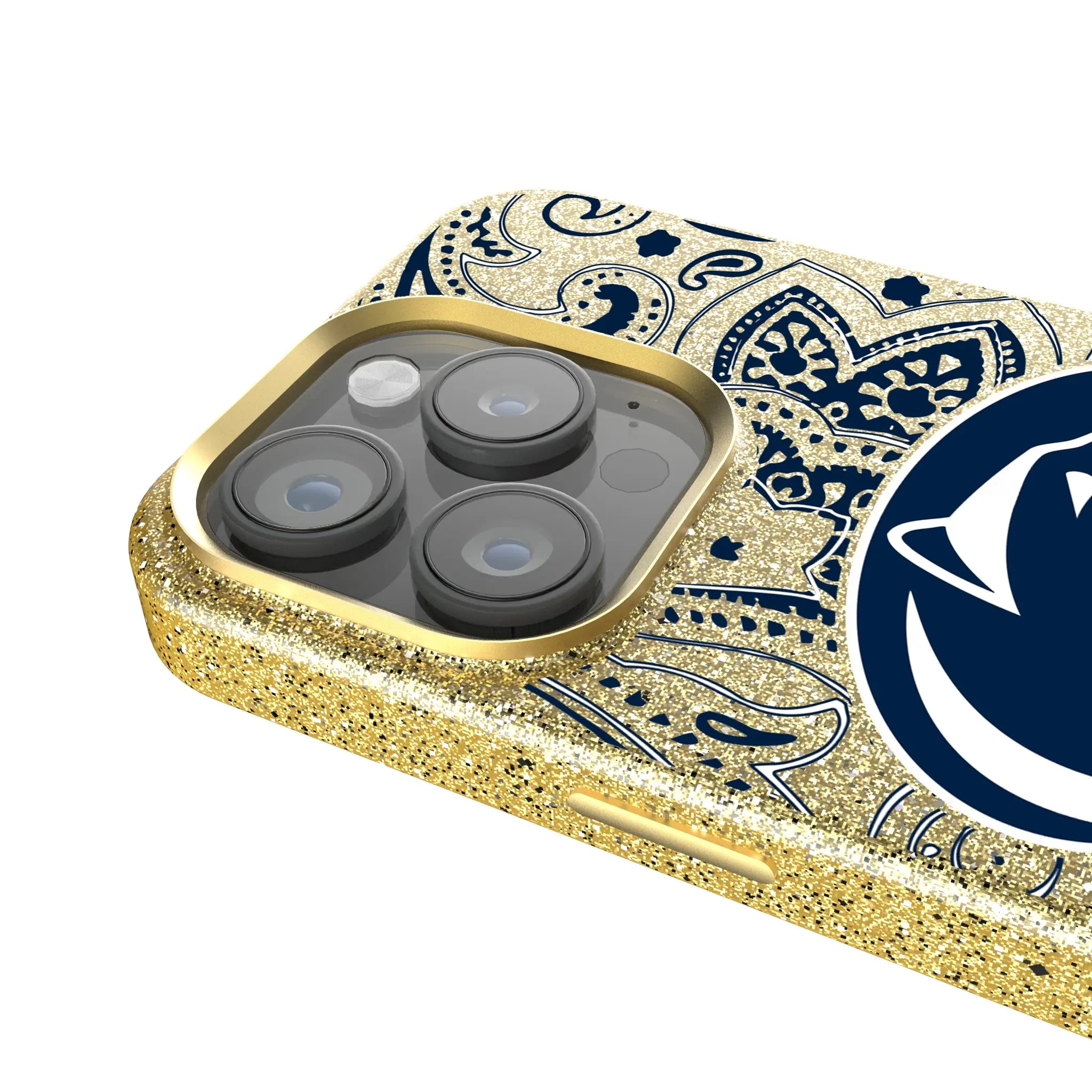 Pennsylvania State University Nittany Lions Paisley Bling Phone Case