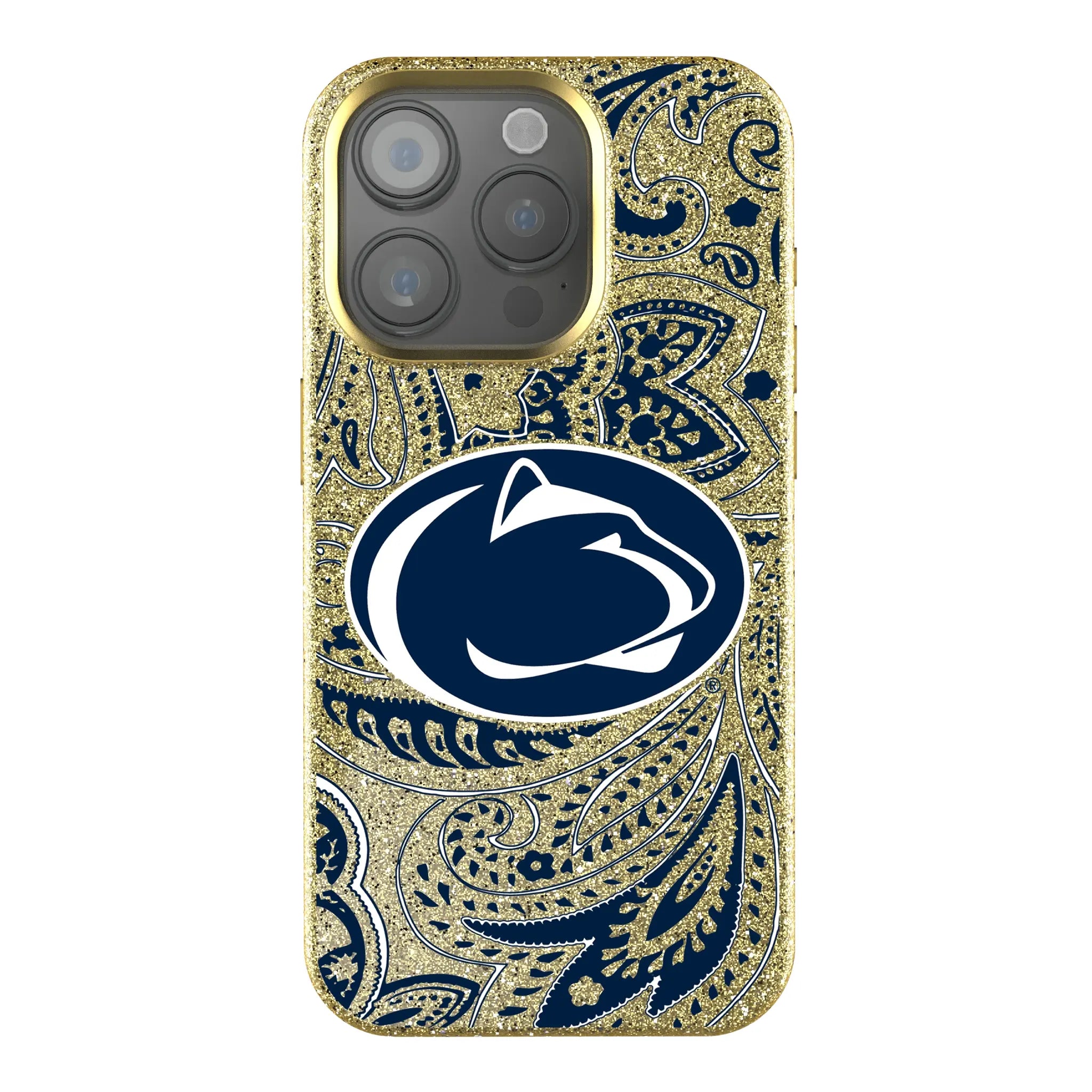 Pennsylvania State University Nittany Lions Paisley Bling Phone Case
