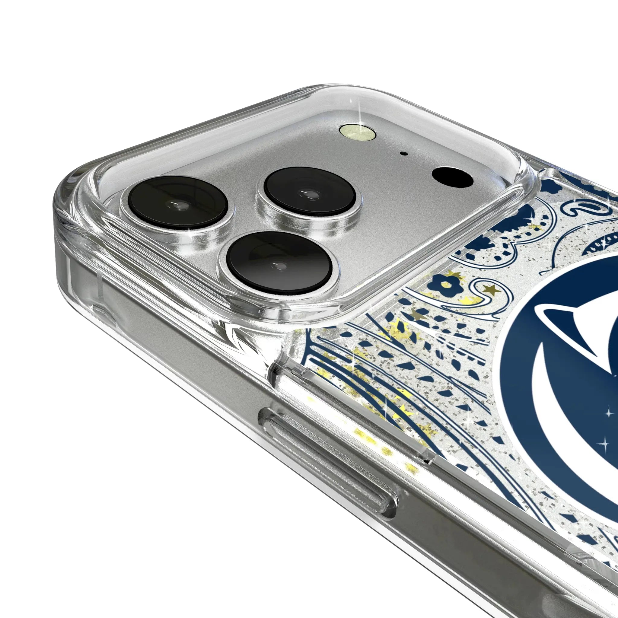 Pennsylvania State University Nittany Lions Paisley Glitter Phone Case