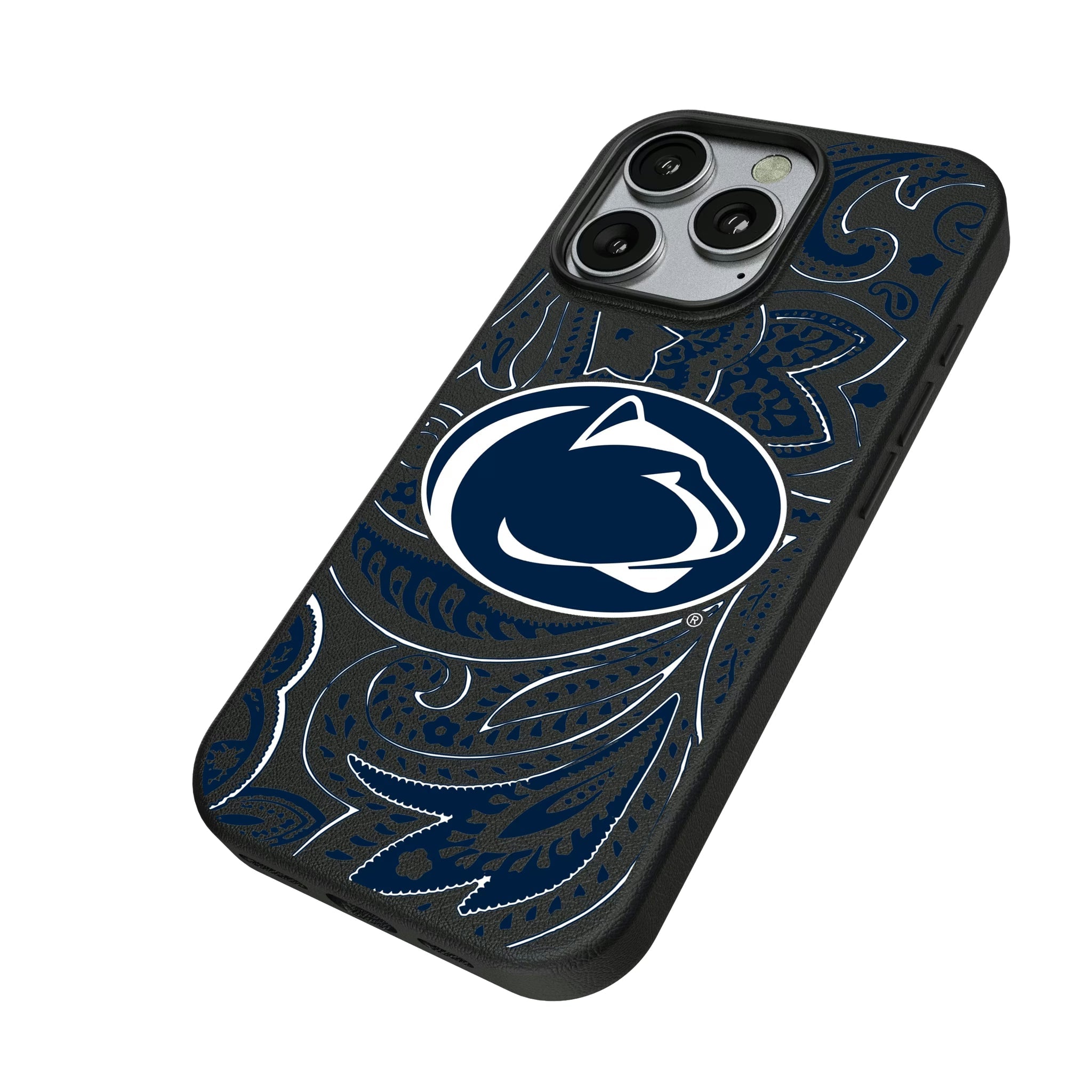 Pennsylvania State University Nittany Lions Paisley MagSafe Compatible Phone Case for Apple iPhone - Sports Gifts, Sports Memorabilia, Sports Collectibles, Fan Shop