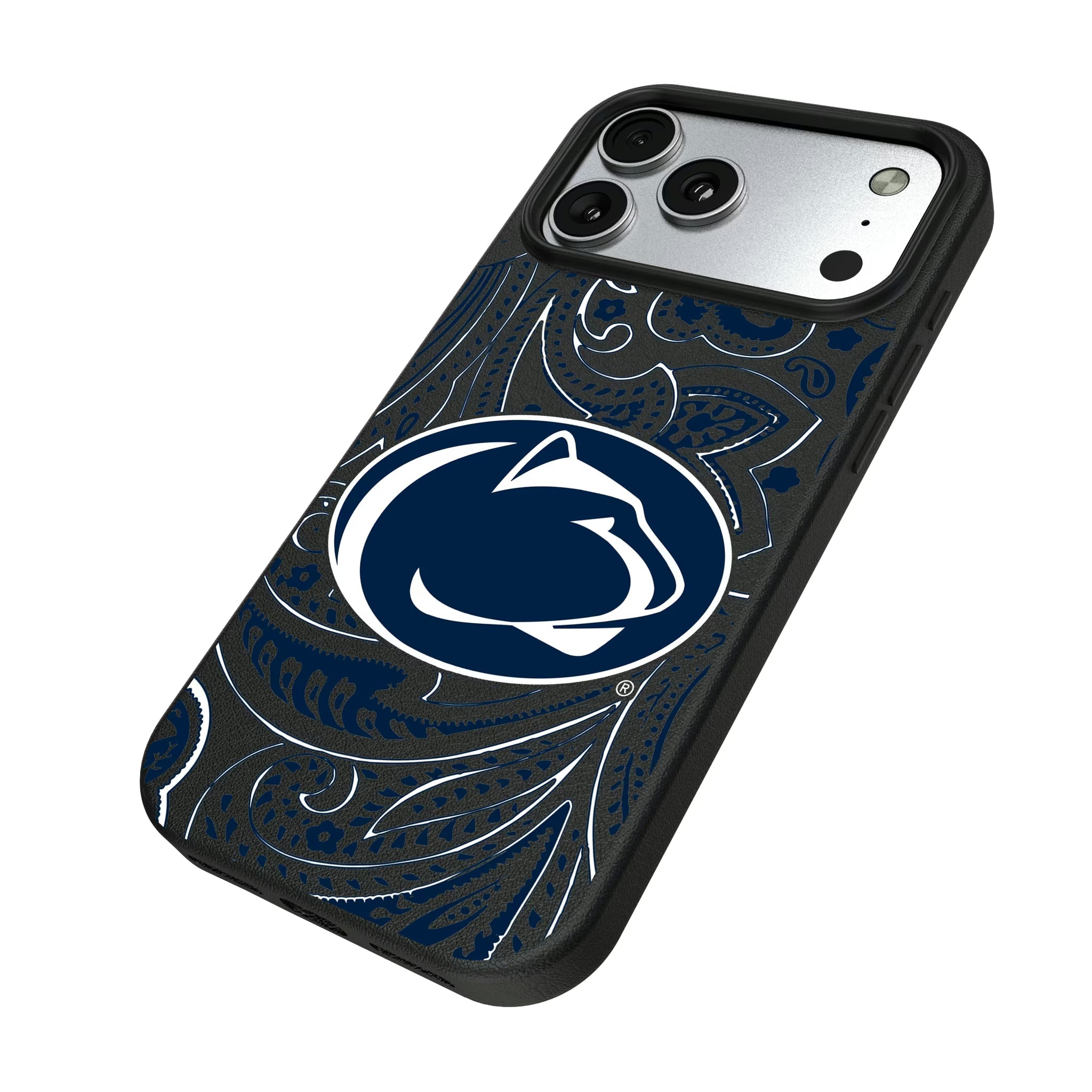Pennsylvania State University Nittany Lions Paisley MagSafe Compatible Phone Case for Apple iPhone - Sports Gifts, Sports Memorabilia, Sports Collectibles, Fan Shop