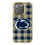Pennsylvania State University Nittany Lions Plaid Bling Phone Case