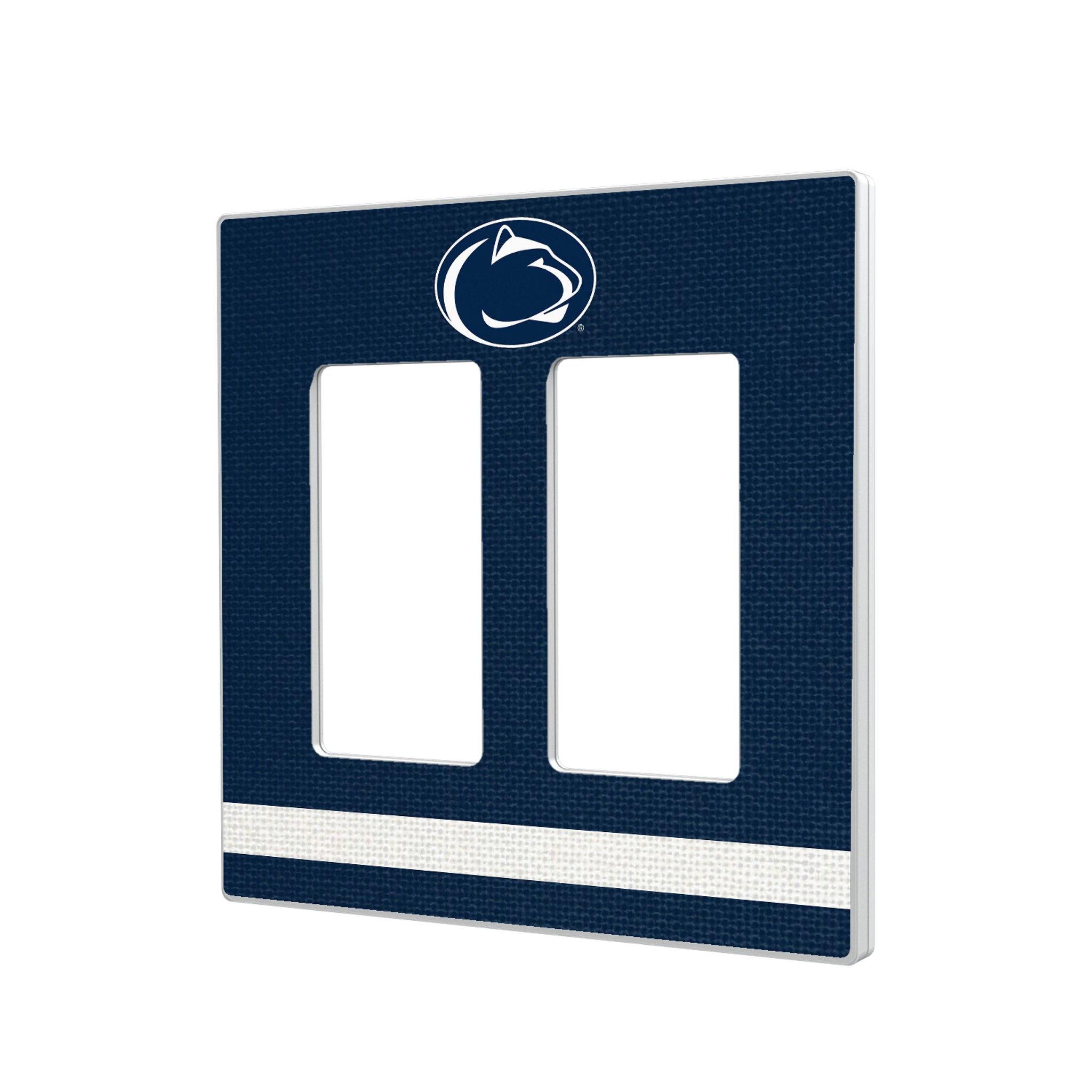 Pennsylvania State University Nittany Lions Stripe Hidden-Screw Light Switch Plate