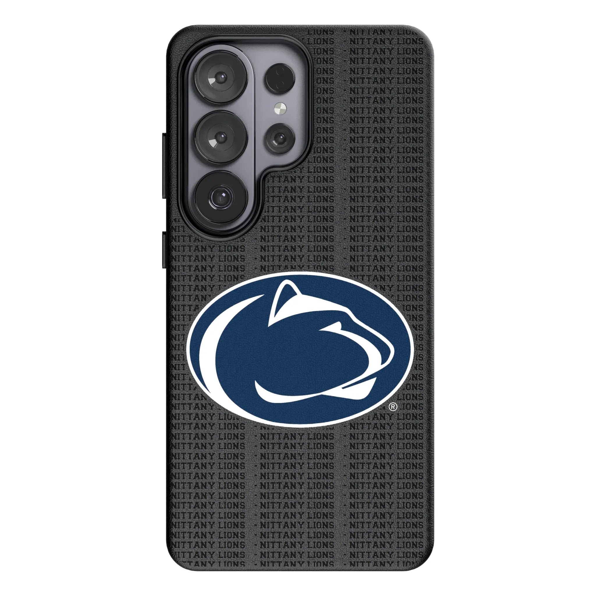 Pennsylvania State University Nittany Lions Text Backdrop MagSafe Compatible Phone Case for Samsung Galaxy