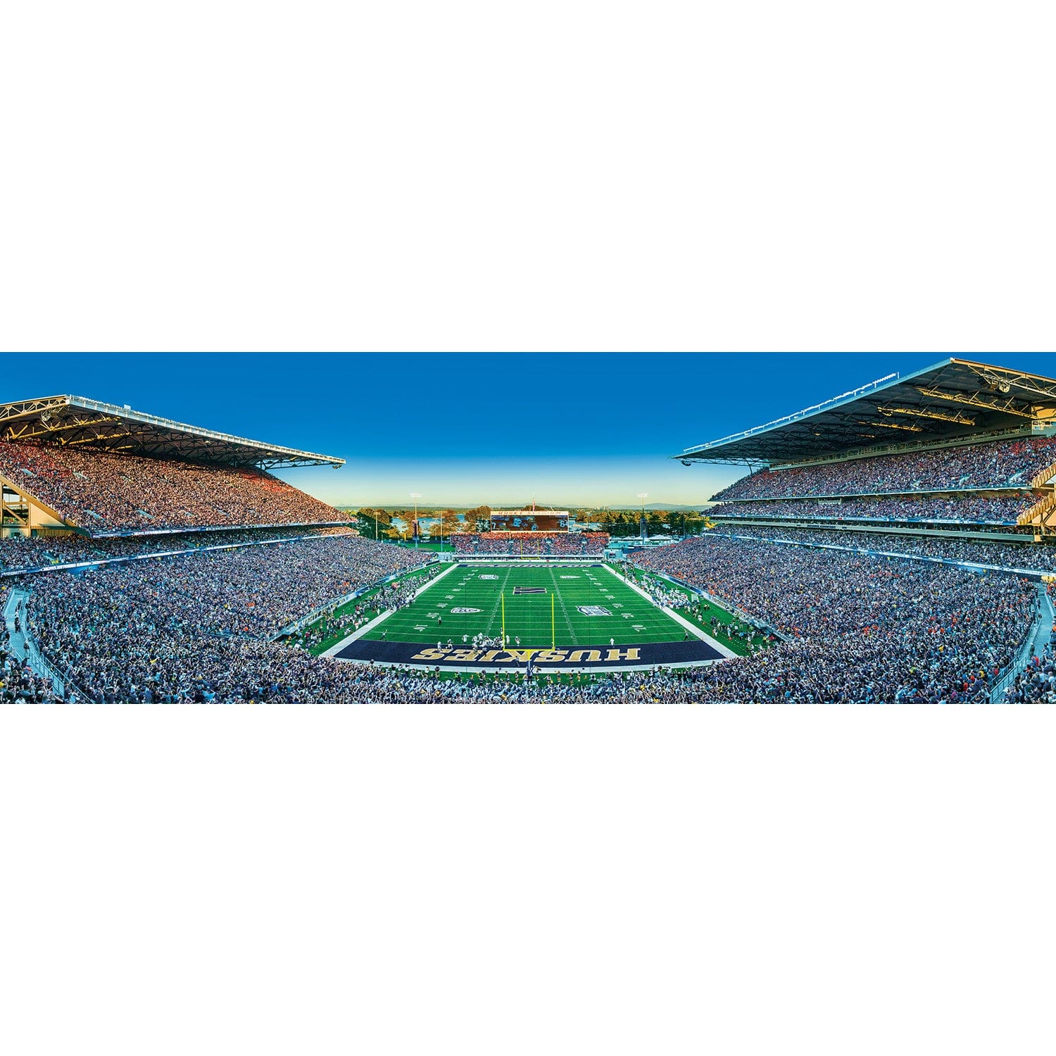 Washington Huskies 1000 Piece Panoramic Jigsaw Puzzle - Sports Gifts, Sports Memorabilia, Sports Collectibles, Fan Shop