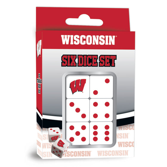 Wisconsin Badgers Dice Set - 757 Sports Collectibles